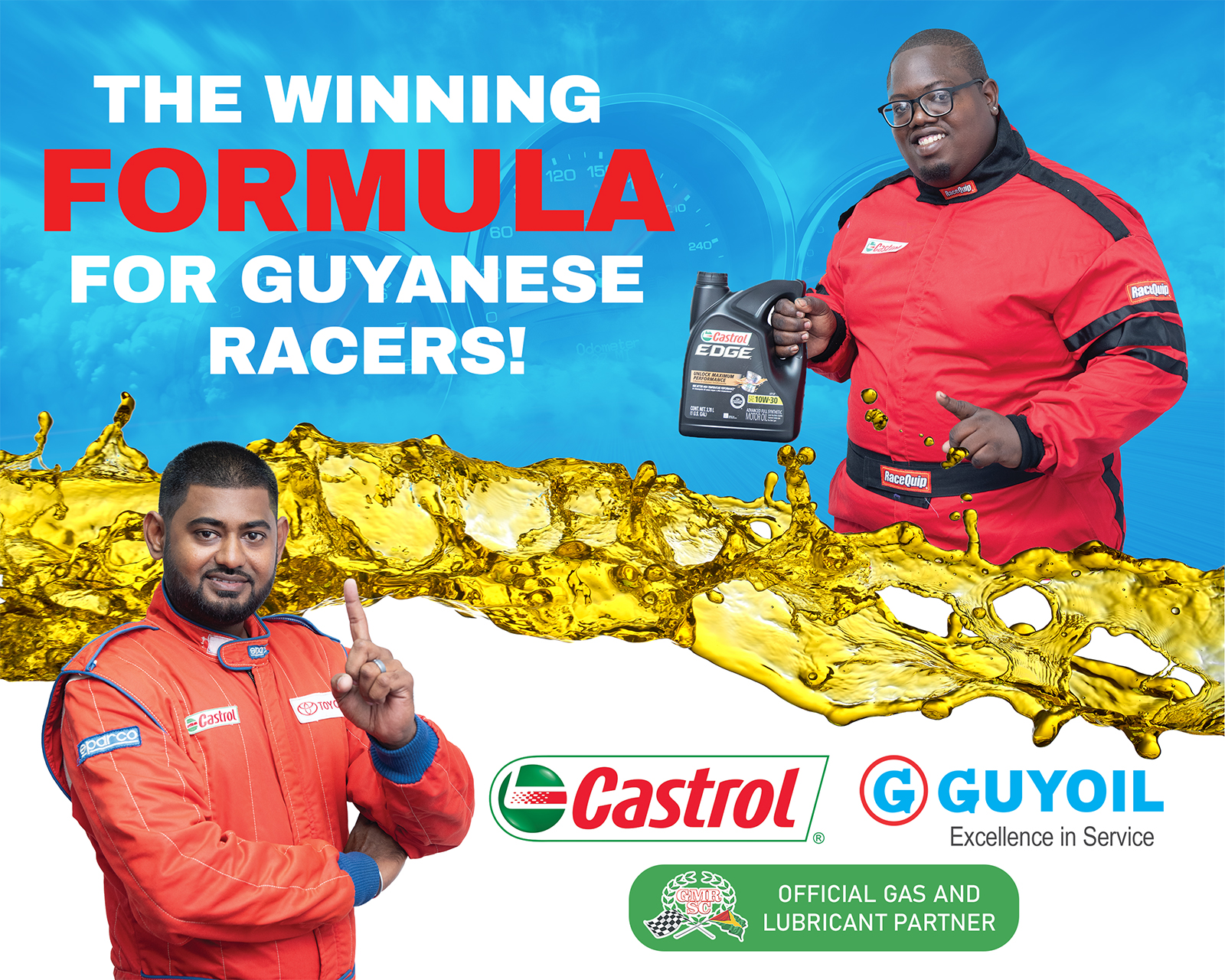 Guyoil is GMR&SC's Official gas and lubricant partner - Guyana Motor